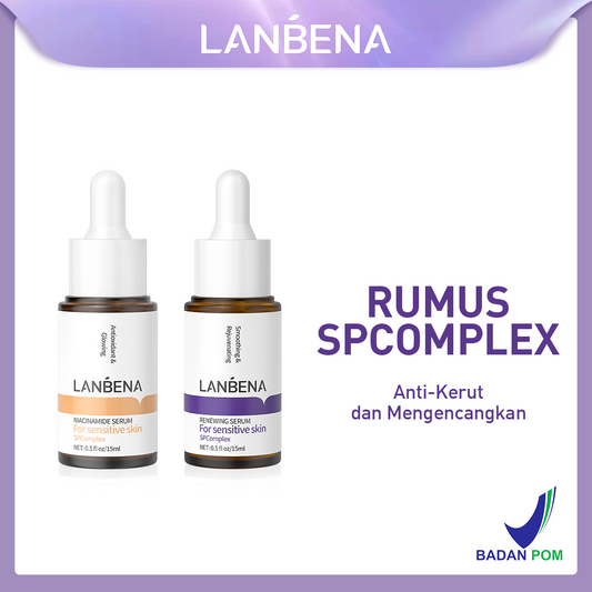 [BPOM] LANBENA Paket Perawatan Kulit Niacinamide dan Retinol