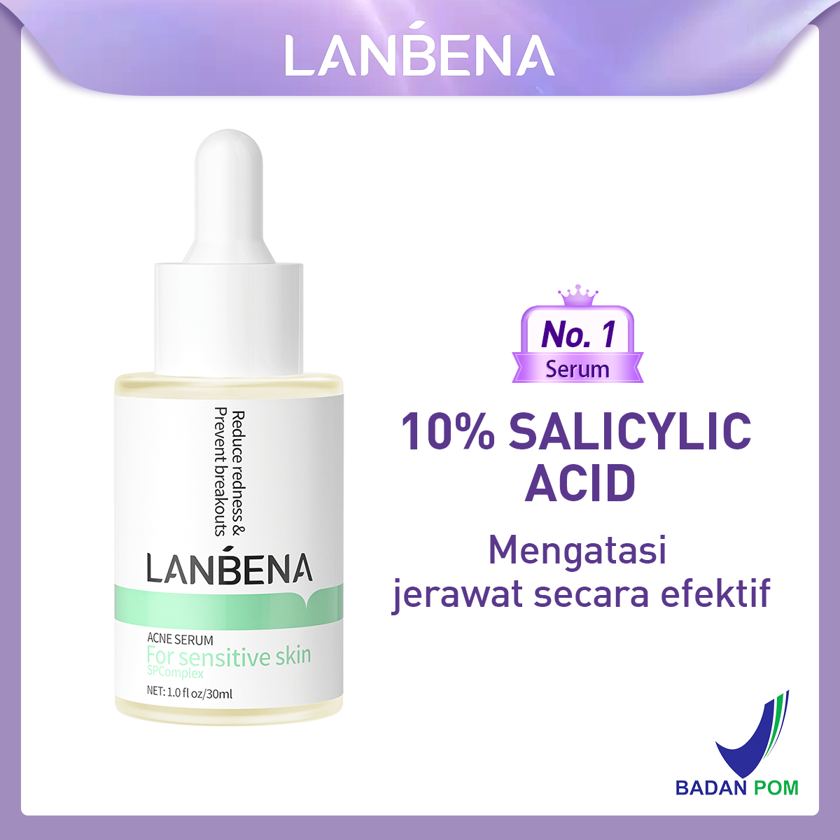 [BPOM] LANBENA Acne Serum