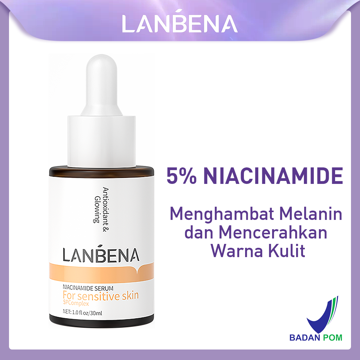 [BPOM] LANBENA Niacinamide Serum