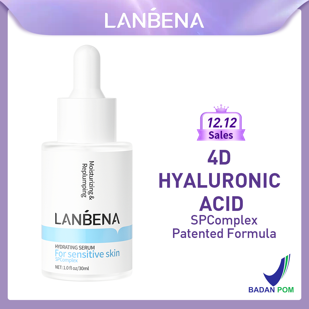 [BPOM] LANBENA 4D Hyaluronic Acid Serum