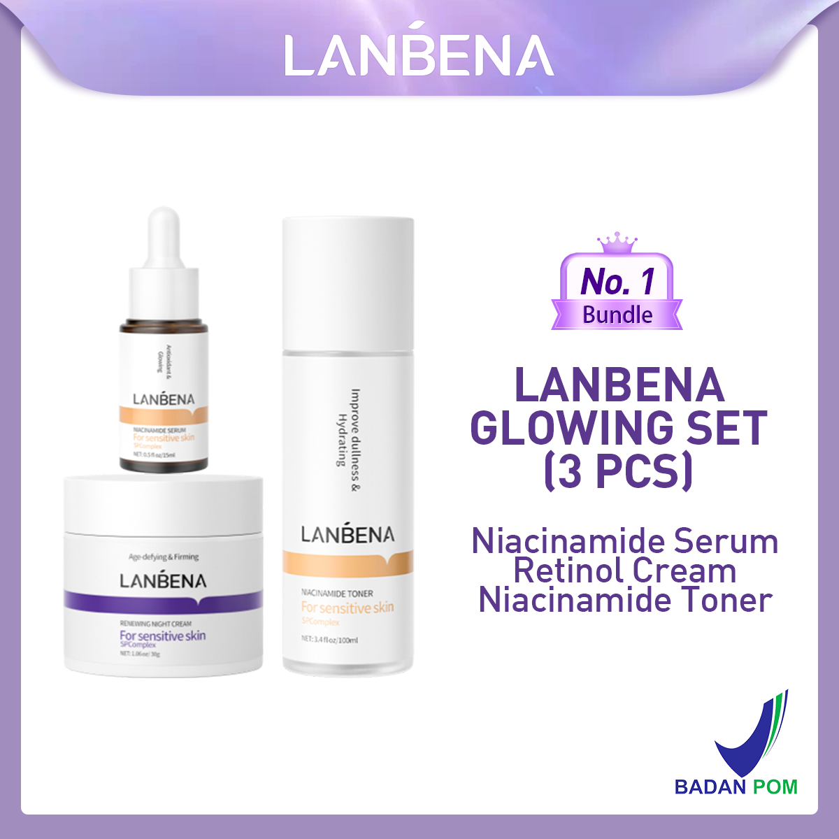 Lanbena Glowing Set (3 Pcs)