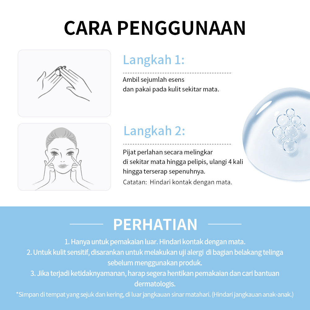 [BPOM] LANBENA 4D Hyaluronic Acid Serum Mata (20ml)