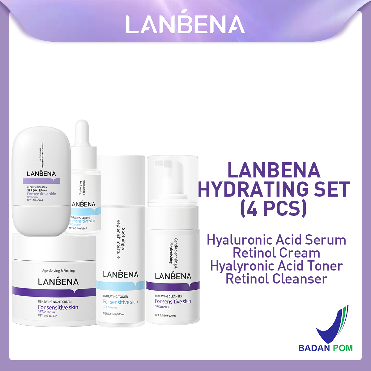 Lanbena Hydrating Set (5 Pcs)