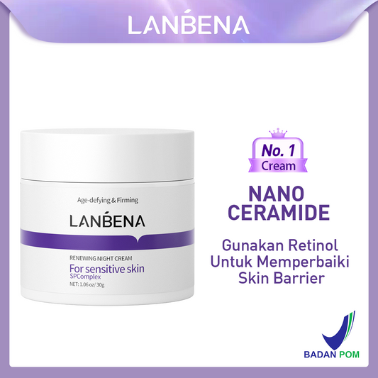 [BPOM] LANBENA 3A Retinol Krim Malam (30g)