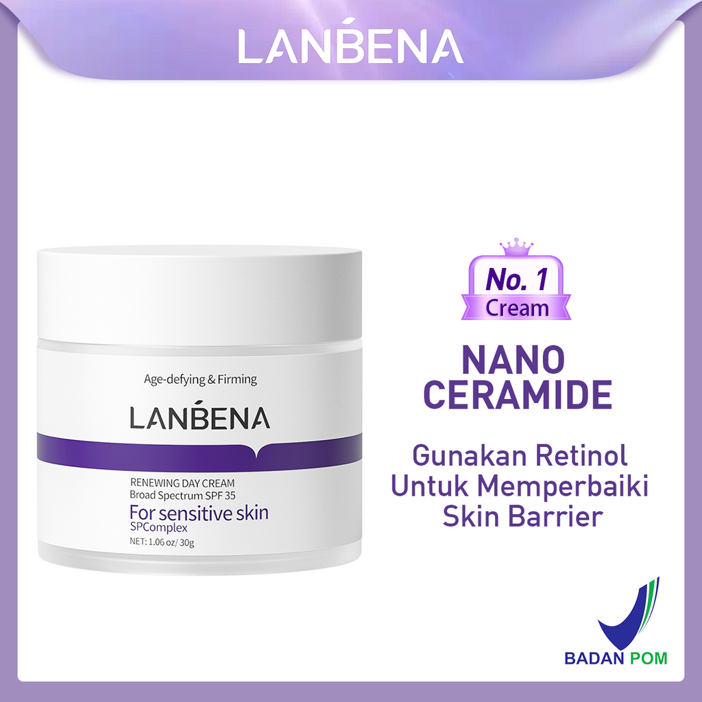 [BPOM] LANBENA 3A Retinol Krim Siang Hari (30g)